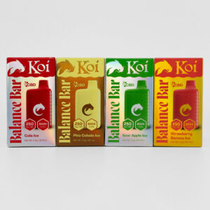 Koi, Koi Vape, Disposable Vape, CBD Vape, CBG Vape, Disposable vape shipping, THCA shipping, THC shipping, Vape shipping, Balance Bar