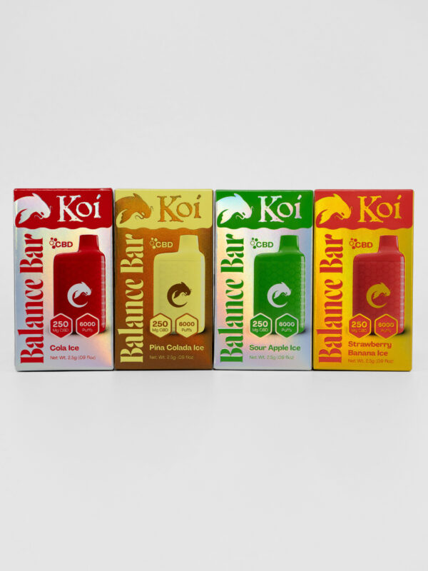 Koi, Koi Vape, Disposable Vape, CBD Vape, CBG Vape, Disposable vape shipping, THCA shipping, THC shipping, Vape shipping, Balance Bar