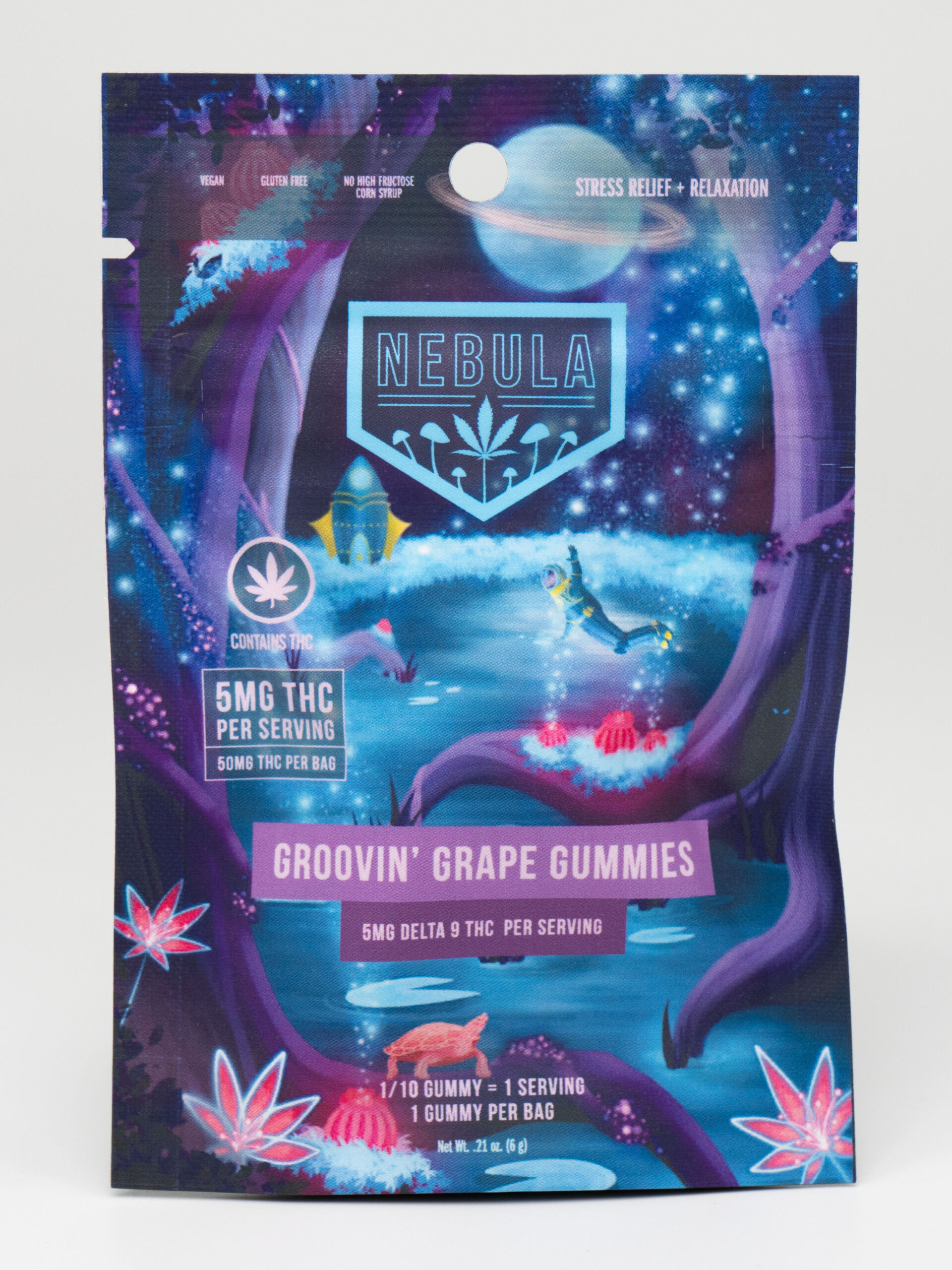 Nebula | Groovin' Grape Gummy Bar | 50mg THC