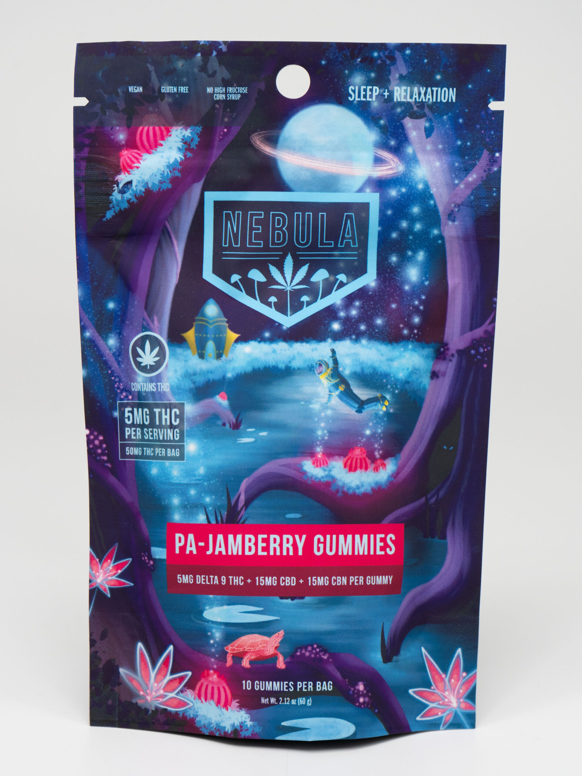 Nebula | Pa-Jamberry Gummies | 10 pcs 5mg THC 15mg CBD 15mg CBN