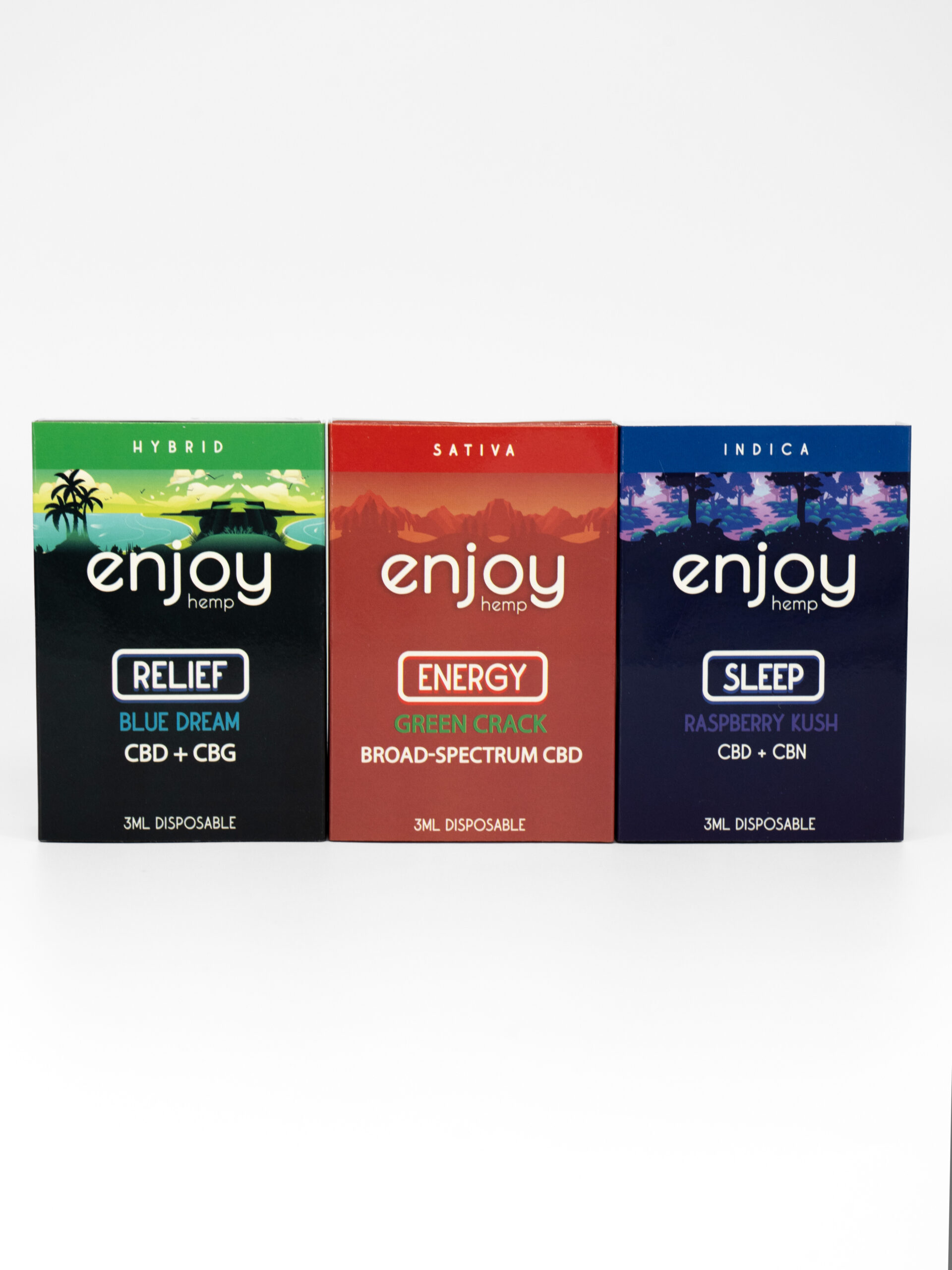 enjoy hemp | 3ml CBD Disposable | Broad Spectrum